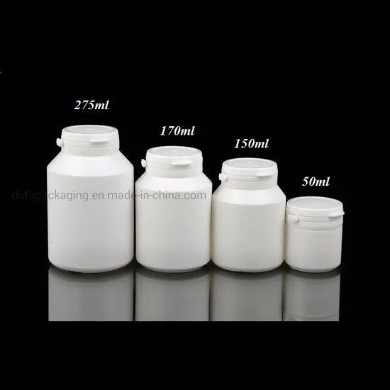 Customized Plastic Packaging Bottles HDPE Candy Capsule Bottles Container with Tearing Cap 