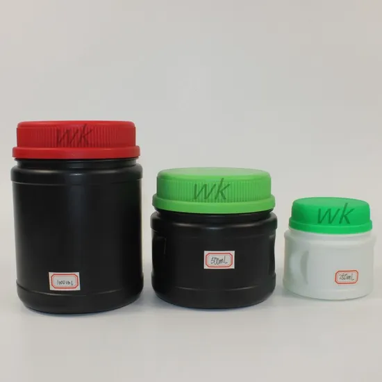 HDPE Refillable Plastic Supplement Bottle HDPE Wide Mouth Container Whey Protein Powder Jar 