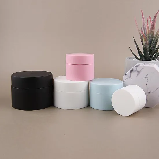 5g 15g 20g 30g 50g Frosted Matt Color PP Plastic Jar with Customized Printing 