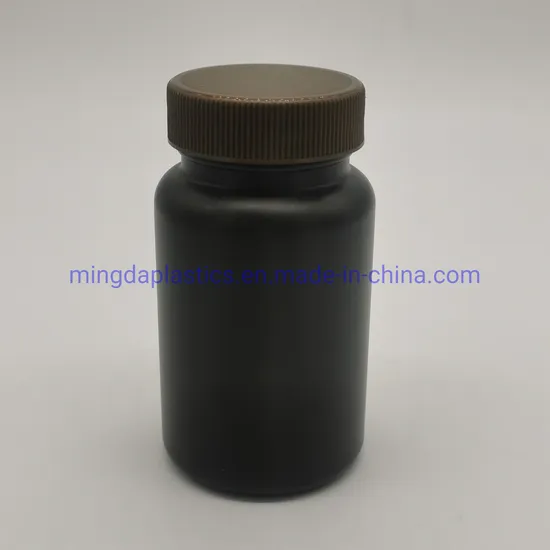 Small Size 100ml Colorful HDPE Vitamin/Dietry Supplements Plastic packaging Rond Bottle Nutrition Jar Chrome Pet Manufacturer 