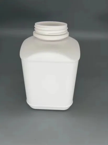 500g Veterinary Medicine Tablet Powder Capsule Bottle Square Screw Cap Plastic Bottle 