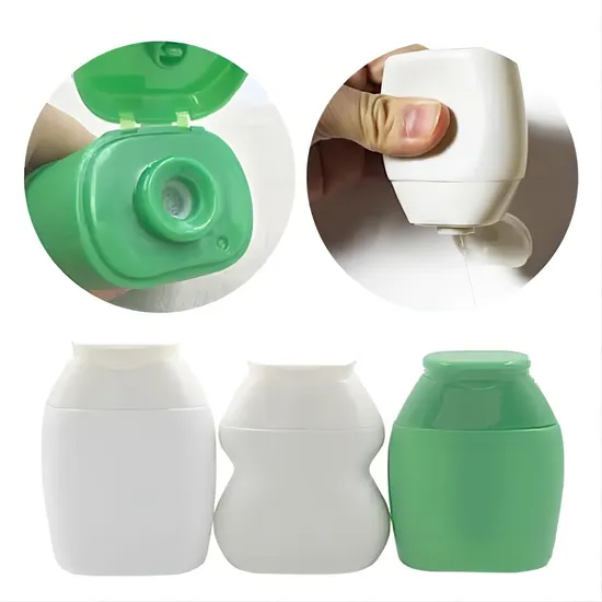 50ml 60ml Plastic Water Enhancer Bottle with Silicone Valve for Water Enhancer Liquid 