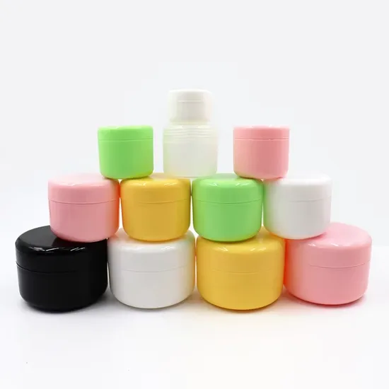 20g 30g 50g 100g 150g 200g White Single Wall PP Plastic Cosmetic Jar with Screw Top Lids Customize Logo PP Container Jar 