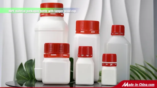 Hot Sale Medical Packaging Plastic Bottles HDPE 60ml Medicine Pill Bottle for Capsule Vitamin 