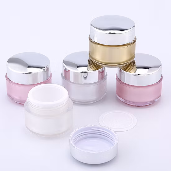 Hot Selling Private Label Plastic Cosmetics Cream Jar Guangzhou